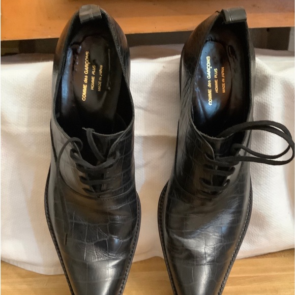 Comme Des Garçons Homme Plus SS15 Pointed Toe Leather Shoes Sz.27/9-US - Picture 4 of 13